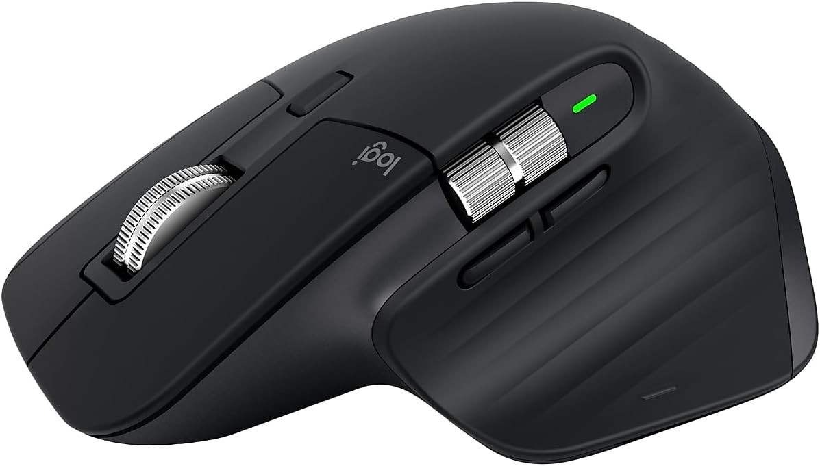 Logitech MX Master Wireless Mouse 3S, Black - 910-006556