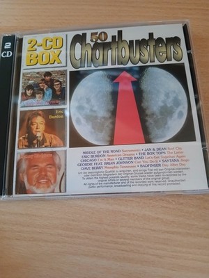 50 Chartbuster, 2-CD Box, sehr gut erhalten