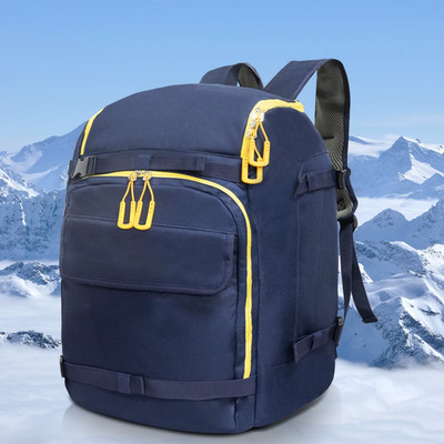 WESTTUNE 50L Outdoor Ski Boot Bag Large Capacity Travel Backpack for Ski Helmet 