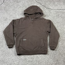 Arborwear Double-Thick Hooded Sweatshirt Brown M Heavyweight Hoodie