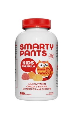 SMARTY PANTS Non GMO Kids Formula Multivitamin 180 Gummies Exp 04/2027