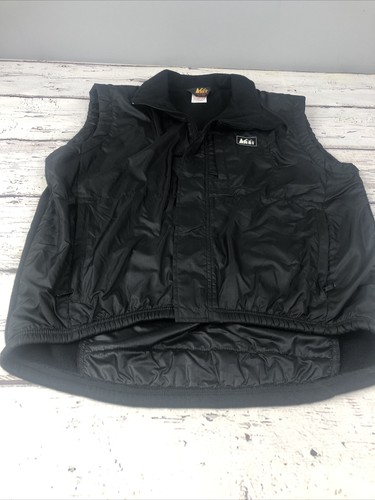 REI Vest Mens SMALL Vest Mens Black Lightweight Hiking Outdoors Made In USA VTG - Picture 4 of 10