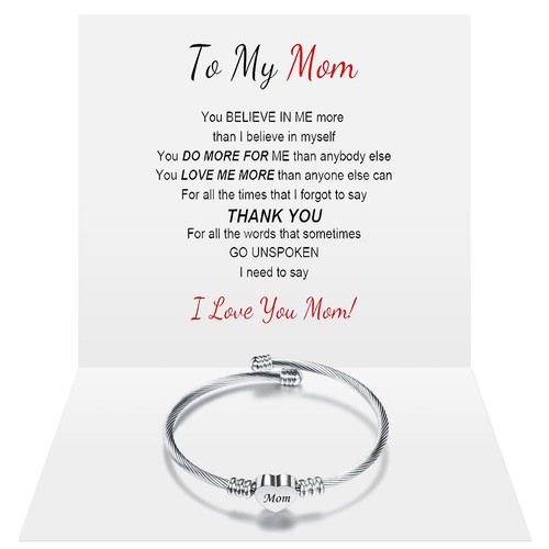 mom bracelet mothers day for mom gifts,mom birthday gifts Love Bracelet Personal - Picture 5 of 7