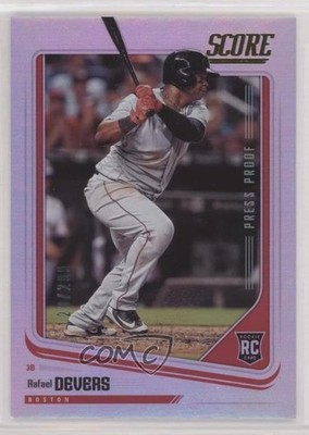 2018 Panini Chronicles Score Press Proof /299 Rafael Devers #12 Rookie RC 11ar