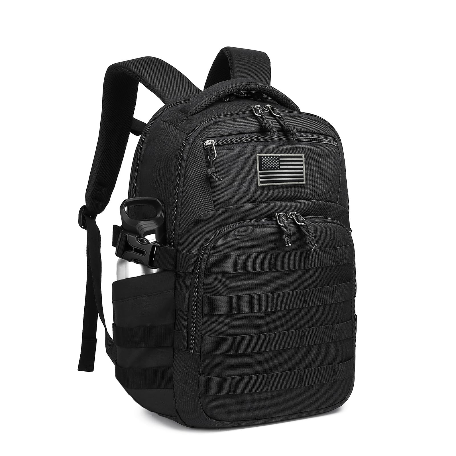Military tactical backpack, backpack for men black small tactical assault bag...