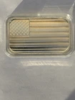 1 oz SilverTowne American Flag Silver Bar