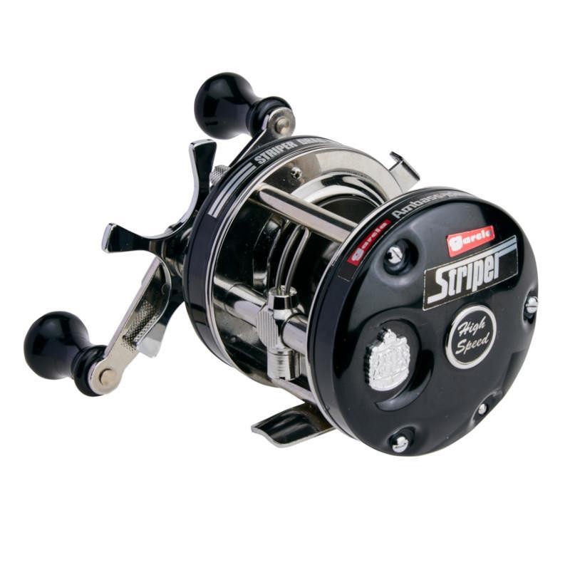 リール Ambassadeur 5500 Striper Black Abu Garcia Ambassadeur 5500 Striper Black Right Baitcasting