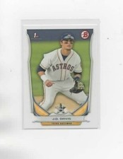 2014 Bowman Chrome Draft Prospect J.D. Davis 1st Bowman RC.