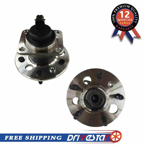 Set of 2 Rear Wheel Hubs & Bearings for Pontiac Grand Am Chevy Malibu