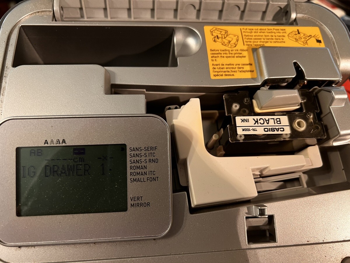 Casio CW-L300 CD/DVD Disc Title Printer & Label Maker | eBay