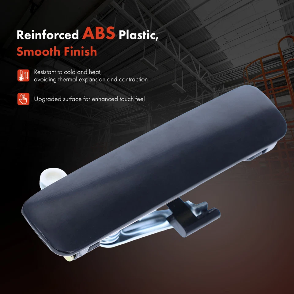 Manija de puerta exterior izquierda negra para conductor delantero para Ford E-150 E-250 E-350 Econoline Foto 3 de 4