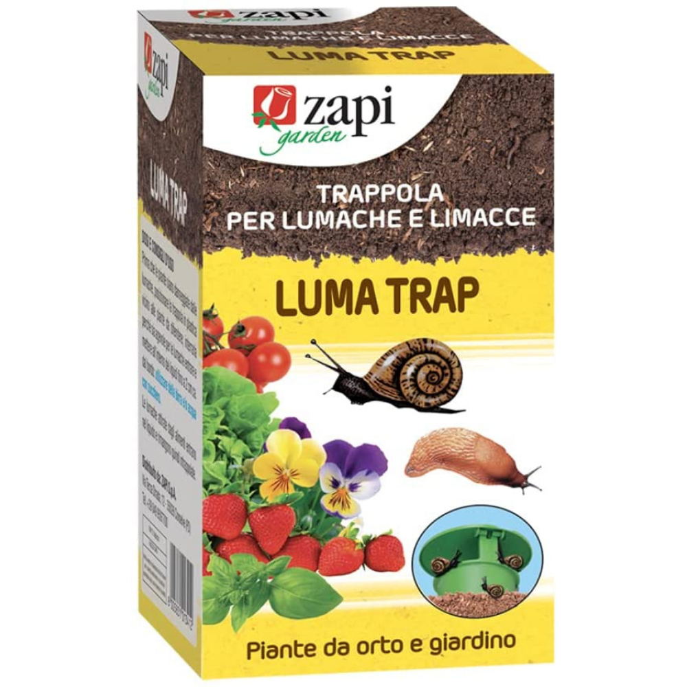Zapi TRAPPOLA PER LUMACHE E LIMACCE PROTEZIONE PIANTE ORTO GIARDINO Luma Trap