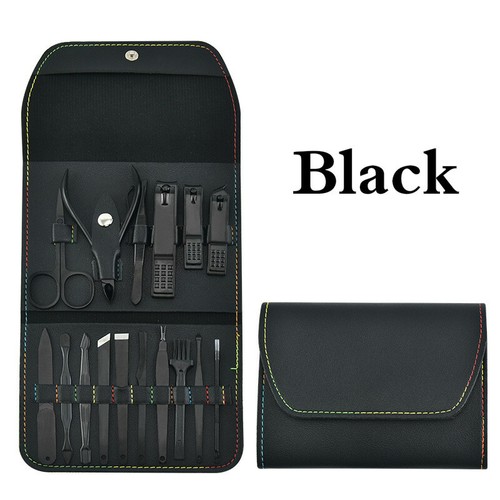16pcs/set Nail Clippers Trimmer Manicure Pedicure Set Travel Hygiene Kit Quality - Picture 9 of 11