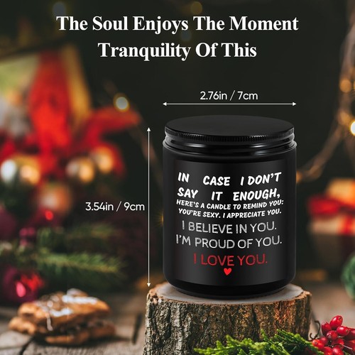 Romantic Scented Candle Gift I Choose You Quote, Perfect for Anniversary & Love - Picture 12 of 24