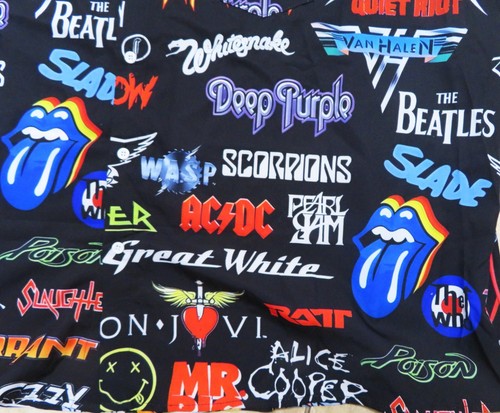 New Rock Bands Beach Cruise Hawaiihemd 4XL Jovi AC/DC LED Kiss Poison Motley - Bild 5 von 8