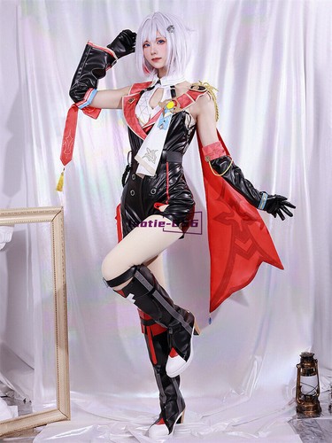 Honkai Star Rail Topaz Anime Cosplay Costume Women Dress Halloween Outfit New - Picture 2 of 19