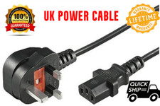 Vibrapower Slim 2 Power Vibration Plate Trainer set Mains Power Lead Cable Cord