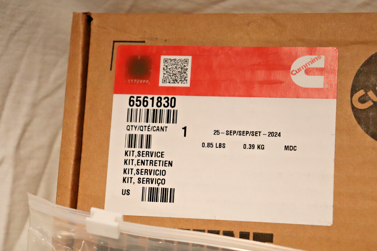 6561830 Cummins Service Kit ISX Air Control Shutoff Valve Engine