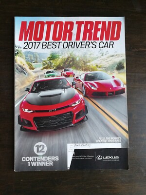 Motor Trend Magazine November 2017 - Mercedes-Maybach Vision 6 Cabriolet Concept