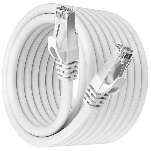 Cable Ethernet 40m Cable RJ45 Blindé Cat 7 10Gbps 600MHz Haute Vitesse Cable ... - Photo 9/9