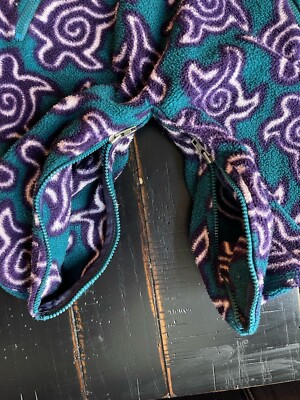 Patagonia Vintage Made In USA Zen Turtle Pattern Bunting Infant