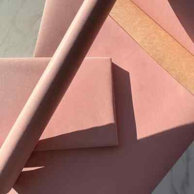 Geschenkpapier matt babyrosa 50 cm breit umweltfreundlich, 100% recyceltes Kraftpapier |