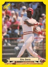 💥Cincinnati Reds-Eric Davis-  1987 Classic Yellow #102  FREE SHIPPING 💥