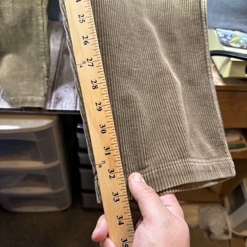 Woolrich Herren 38x34 Braun Cord Dunkler Loden Baumwolle Hose Slacks - Bild 9 von 11
