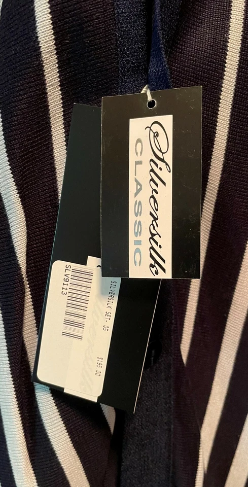 ВИНТАЖНЫЙ SILVERSILK МУЖСКОЙ СИНИЙ ЛЬНЯНОЙ КОРОТКИМ РУКАВОМ РУБАШКА РАЗМЕР XL - Изображение 3 из 4