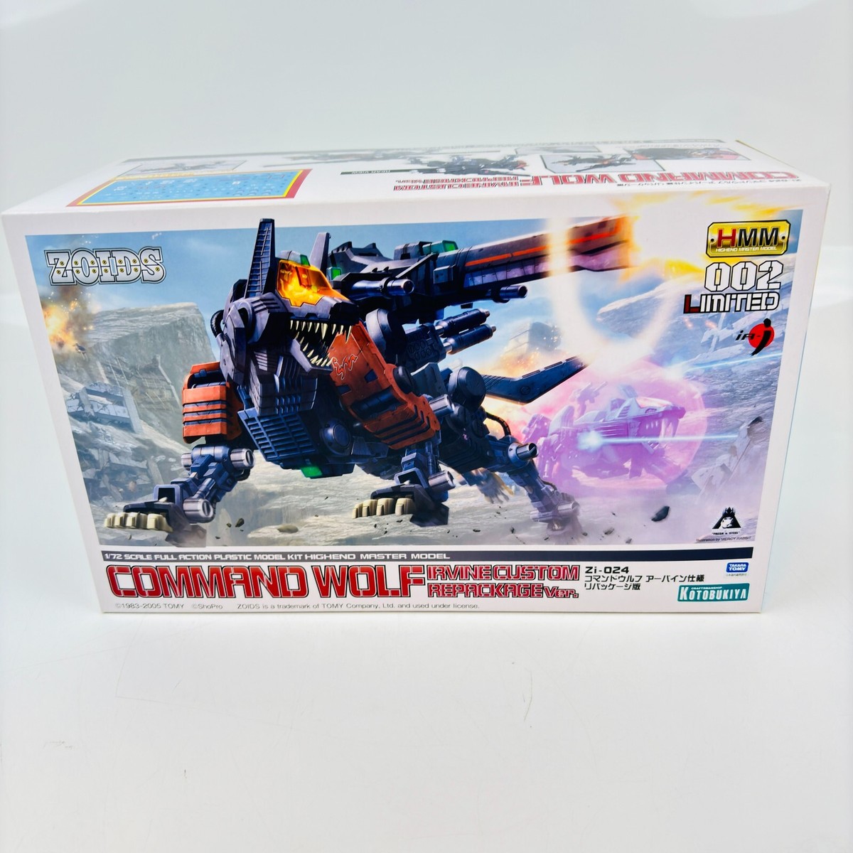 KOTOBUKIYA ZOIDS HMM 002 Zi-024 COMMAND WOLF IRVINE CUSTOM 1