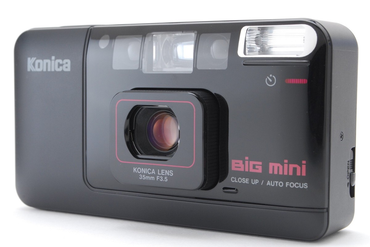 【動作確認済み】Konica BiG mini Rhodium フィルムカメラ 海外配送可】【送料無料】 BiG Konica mini デジタル試しうち