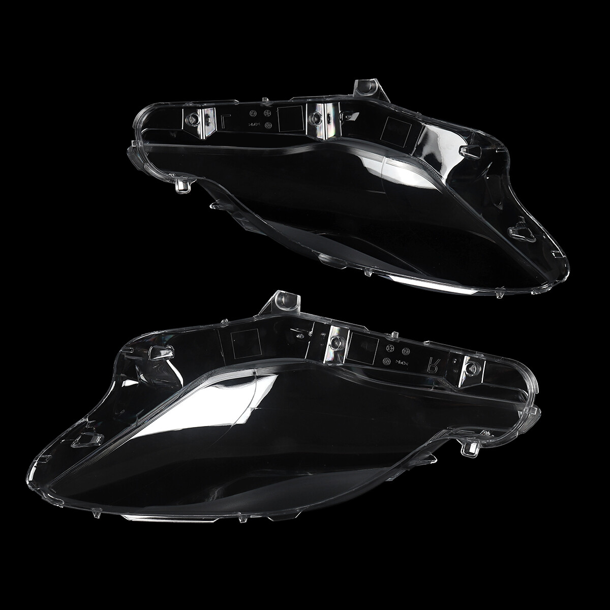 Front L&R Headlight Lens Covers Clear Shell For Maserati Quattroporte 2014-2017