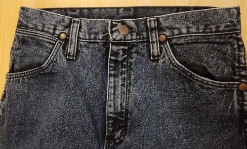 Vtg Wrangler Women Jeans Sz 26x34 Denim Acid Wash USA High Rise 14mwznf 72445 - Bild 14 von 17