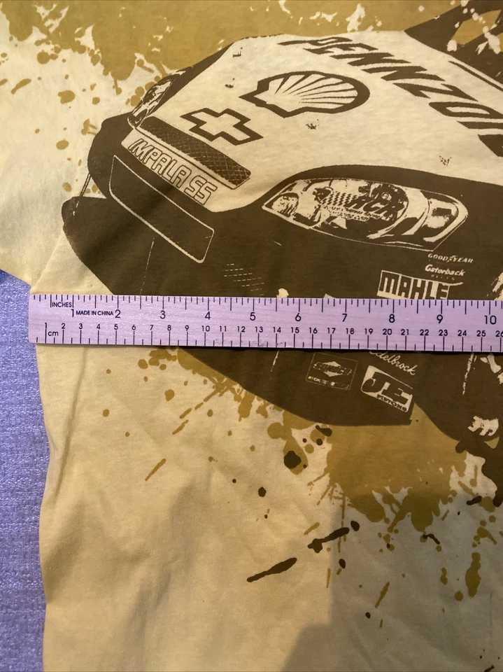 KEVIN HARVICK All Over Print T-Shirt Size M NASCAR Chase Authentics Double Sided - Image 3 of 4