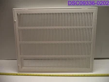 Hart & Cooley White Return Air Filter Grille 20" x 25" P/N 043520