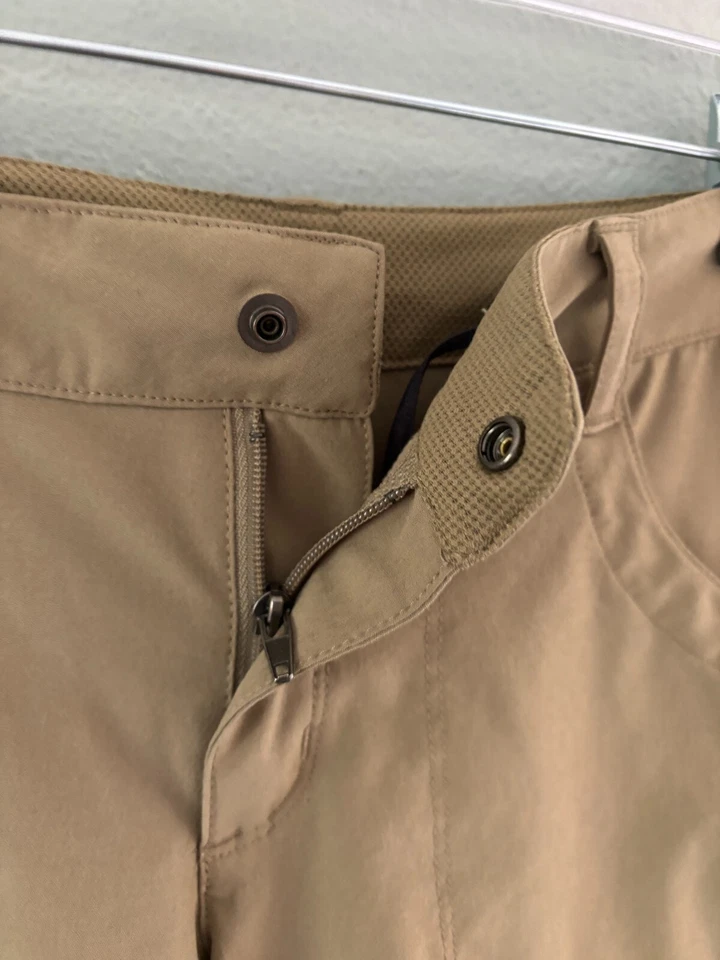 Pantalones Cortos de Senderismo Patagonia Para Mujer Quandary 5” Entrepierna Marrón Bolsillos Talla 6 Foto 4 de 4