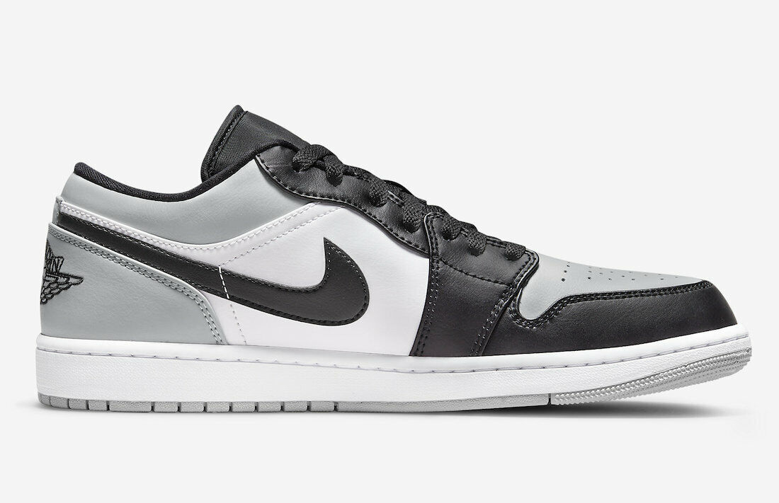 Air Jordan 1 Low Shadow Toe Light Smoke Grey 553558-052 Air Jordan 1 Low Shadow Toe Light Smoke Grey 553558-052