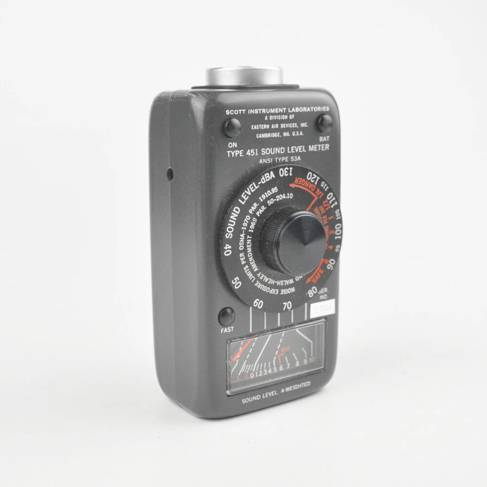 Scott Instrument Laboratories - Type 451 Sound Level Meter - - Image 3 of 4
