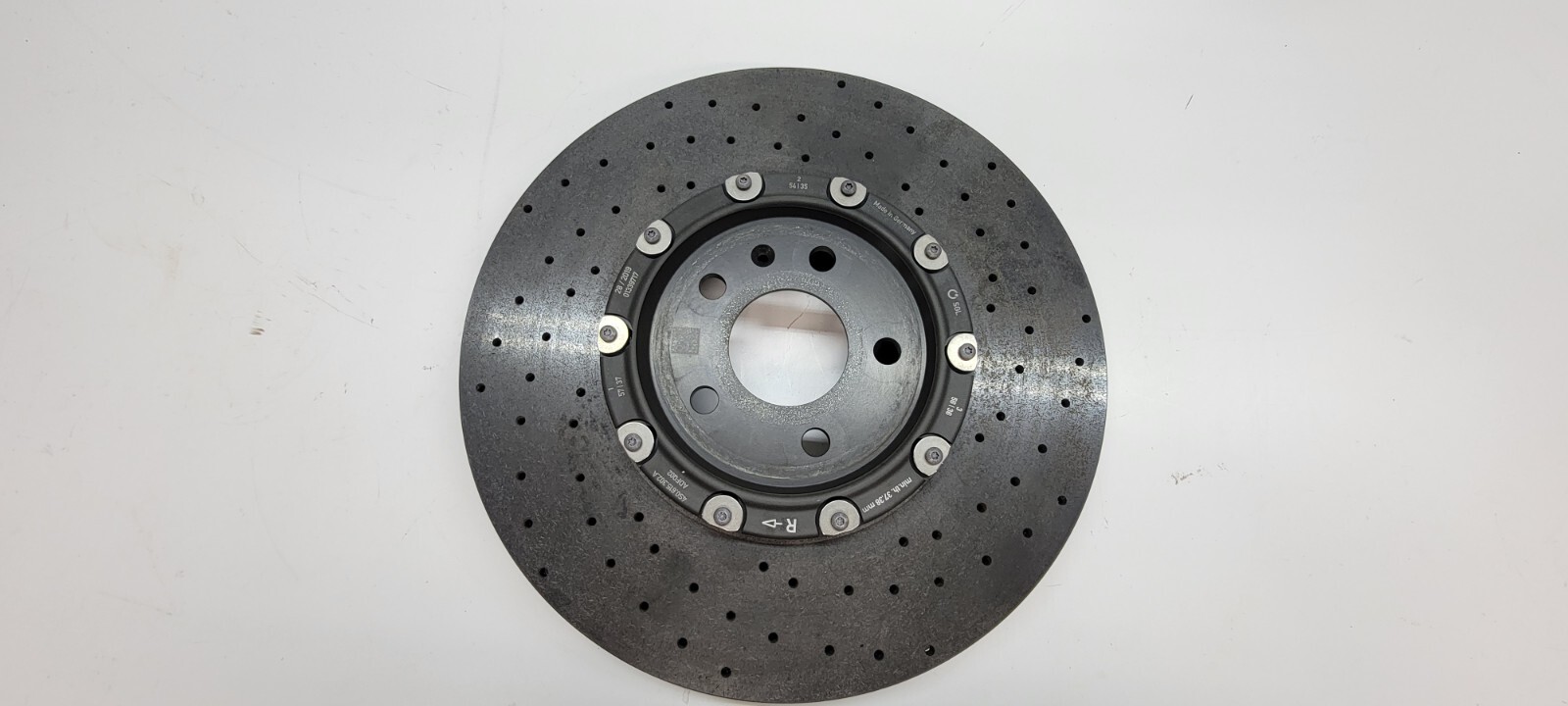 LAMBORGHINI HURACAN LP610 EVO CERAMIC FRONT RIGHT BRAKE DISC OEM 4S0615302A