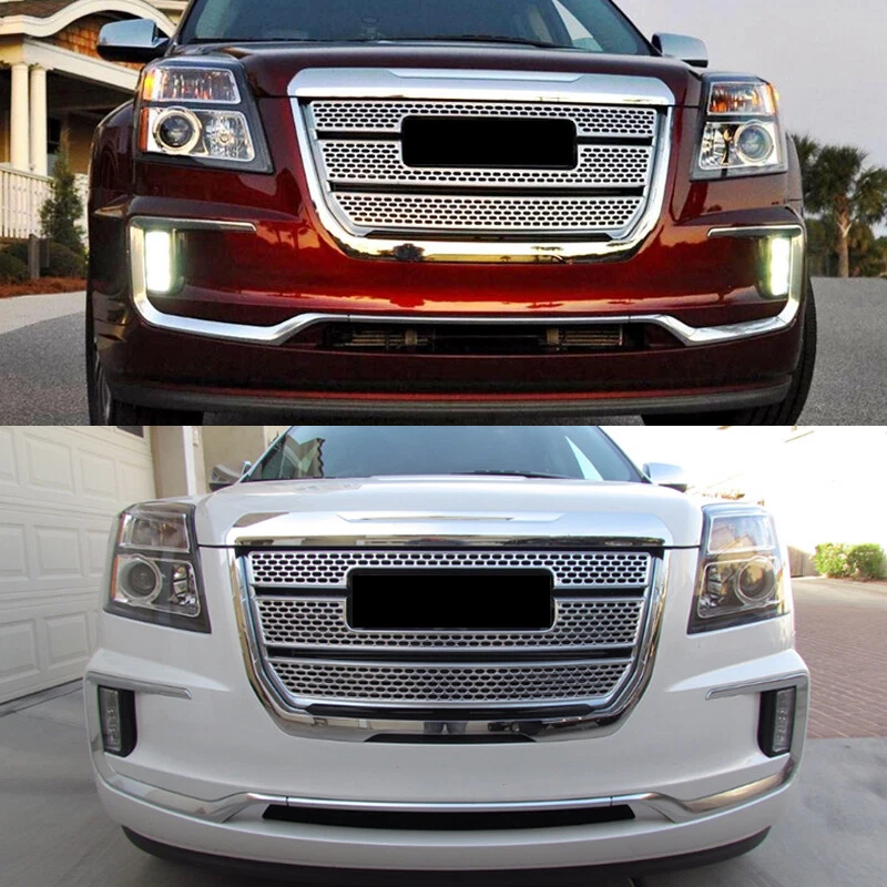 For 2016-2017 GMC Terrain Denali Style Chrome Front Bumper Grille Assembly New Foto 2 de 4