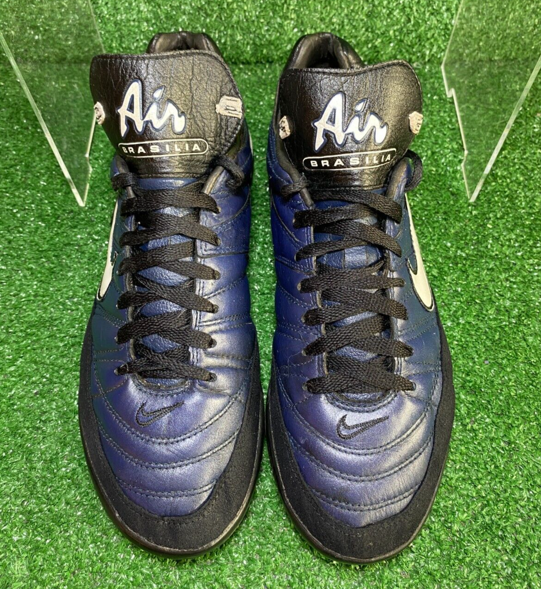 1998 Nike Air Brasilia TF IC Leather Legend 9.5 US Ronaldinho R10