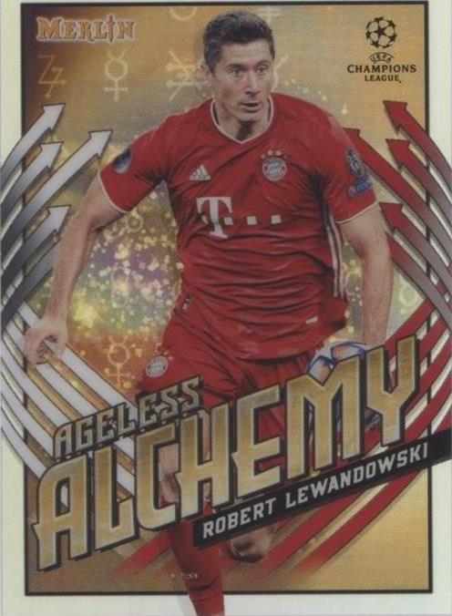 2020-21 Topps Merlin Collection Chrome UCL Robert Lewandowski #AA-RL - 1 of 1