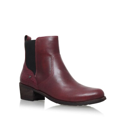 NEU UGG Keller weinrot Kroko Damenstiefel UK-Größe 5 & 6