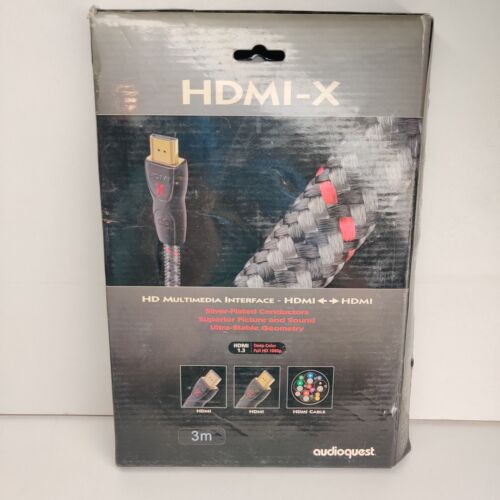 Audioquest HDMI-X 3 meter HDMI Cable Braided Version - Afbeelding 1 van 4