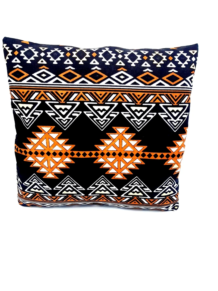 Funda Cojín Decorativa, Cojín Estampado África, Decoración Hogar Africano Almohada Ankara Foto 3 de 3