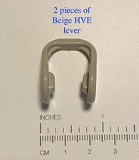 Dental HVE High Volume Evacuator Valve Lever - (Levers only) Beige  Qty 2 pieces