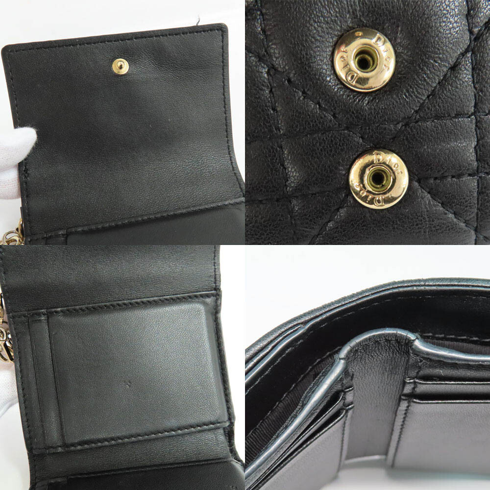 Dior Christian Lady Lotus Wallet S0181Onmj Cannage Lambskin