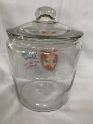 Sunbeam Bread Glass Snack Jar | eBay