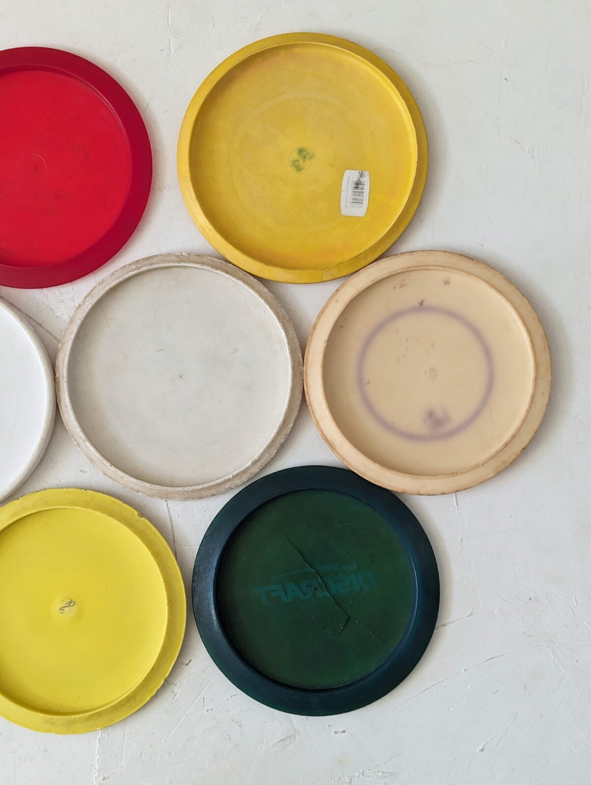 Lot Of 12 Used Disc Golf Discs Innova Discraft Elite Z Buzz Whippet JLS