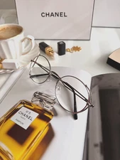 Tupac Gaultier Inspired Eyeglasses Metal Round Frames Side Details Shadz 2pac